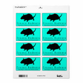 Bevroren knaagdieren - blauw etiket (Full Sheet)