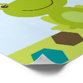 Bevroren knijpbord voor Baby shower banner Poster (Hoek)