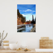 Bevroren kreek poster (Keuken)