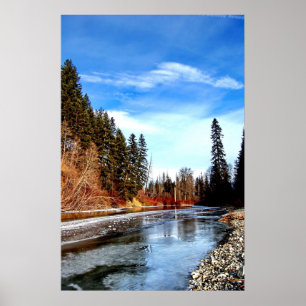 Bevroren kreek poster