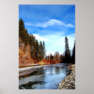 Bevroren kreek poster