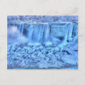 Bevroren landschap briefkaart (Voorkant)