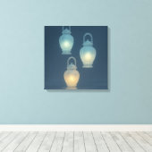 Bevroren Lantaarns Canvas Afdruk (Insitu (Houten vloer))