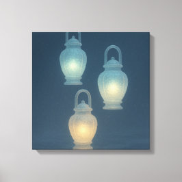 Bevroren Lantaarns Canvas Afdruk