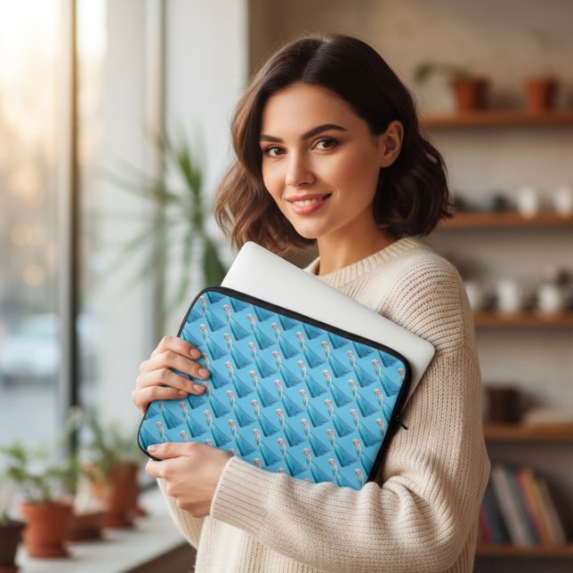 Bevroren laptophoes laptop sleeve (Creator heeft geüpload)