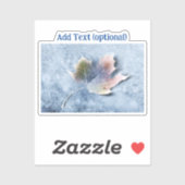 bevroren leder sticker (Vel)