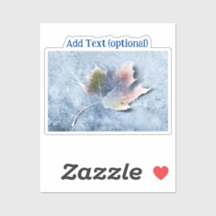 bevroren leder sticker
