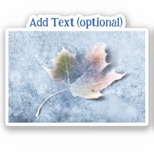 bevroren leder sticker (Voorkant)