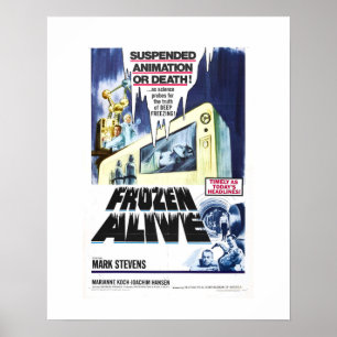 Bevroren levende dieren poster