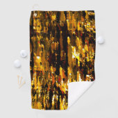 Bevroren lichten onder ijs golfhanddoek (Insitu)