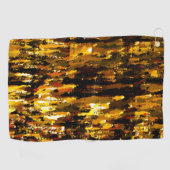 Bevroren lichten onder ijs golfhanddoek (Horizontaal)