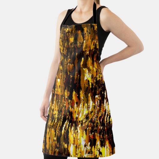 Bevroren lichten onder ijs schort (Insitu)