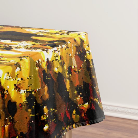 Bevroren lichten onder ijs tafelkleed (Voorbeeld)