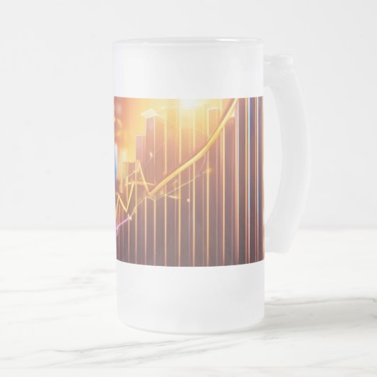 Bevroren Matglas Bierpul (Voorkant rechts)