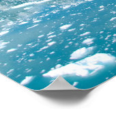 Bevroren meer Alaska Poster (Hoek)