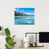 Bevroren meer Alaska Poster (Thuiskantoor)