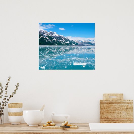 Bevroren meer Alaska Poster (Keuken)