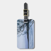 Bevroren meer bagagelabel (Voorkant verticaal)