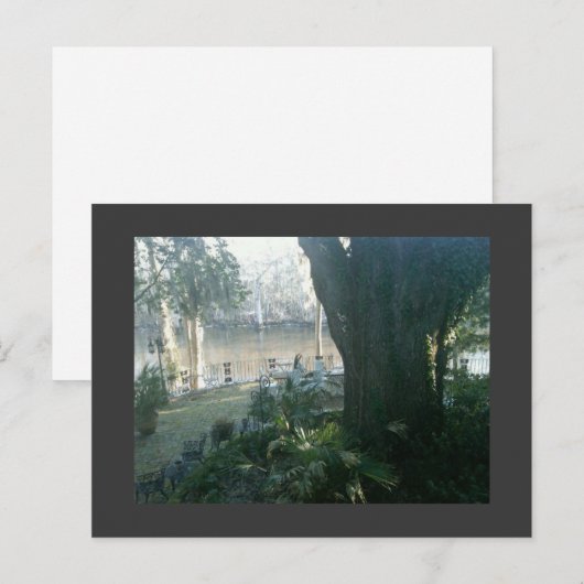 Bevroren meer briefkaart (Voorkant / Achterkant)