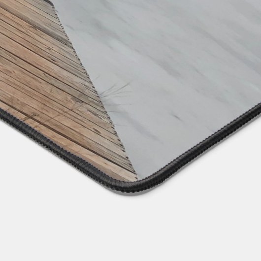 Bevroren meer bureaumat (Hoek)