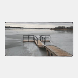 Bevroren meer bureaumat