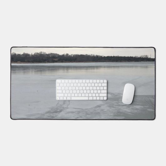 Bevroren meer bureaumat (Keyboard & Muis)