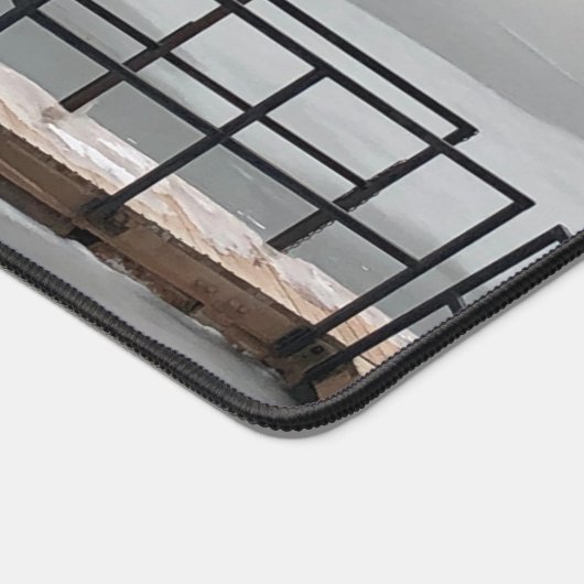 Bevroren meer bureaumat (Hoek)