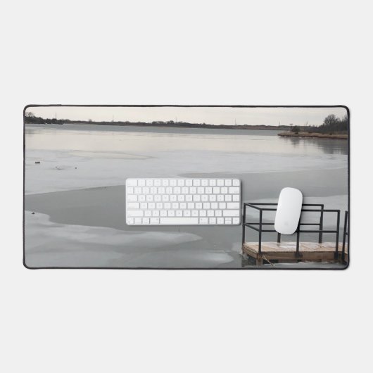 Bevroren meer bureaumat (Keyboard & Muis)