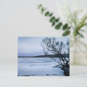 Bevroren meer Cayuga Briefkaart (Staand voorkant)