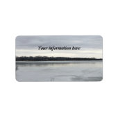 Bevroren meer etiket (Voorkant)