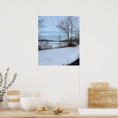 Bevroren meer Galena Poster (Keuken)