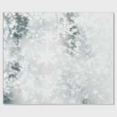 Bevroren meer Ice & Fresh Fallen Snowflakes Cadeaupapier (Vlak)