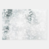 Bevroren meer Ice & Fresh Fallen Snowflakes Inpakpapier Vel (Voorkant)