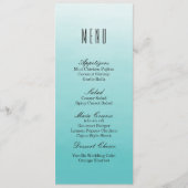 Bevroren Meer Ombre | Menu Weddenrennen (Voorkant)