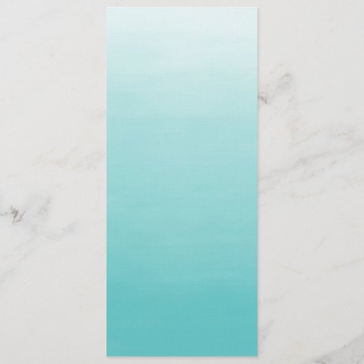 Bevroren Meer Ombre | Menu Weddenrennen (Achterkant)