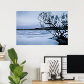 Bevroren meer poster (Thuiskantoor)