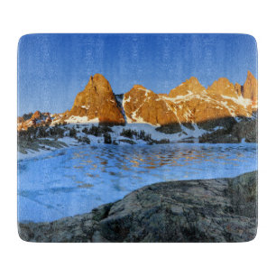 Bevroren Minaret Lake Sunrise - Sierra Nevada Snijplank