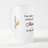 Bevroren Mok van kippenbier (Voorkant links)