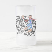 Bevroren Mok: Vlieghoog Matglas Bierpul (Center)