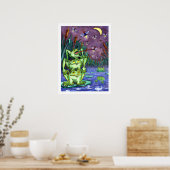 Bevroren nacht - Dieren - 18 x 24 Poster (Keuken)