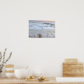 Bevroren Oceaan met Zeemeeuw Poster (Keuken)