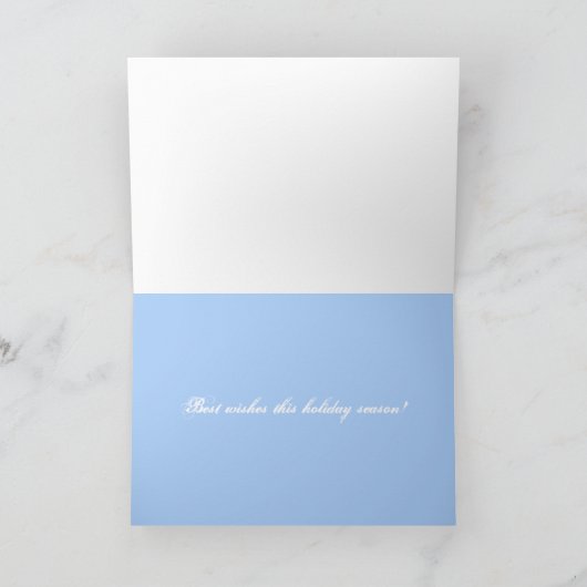 Bevroren Ogenblikken Feestdagen Kaart (Binnen)