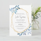 Bevroren olie | VRIJGEZELLENFEEST WATERVERF Kaart (Staand voorkant)