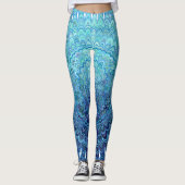 Bevroren oval Mandala Leggings (Voorkant)