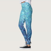 Bevroren oval Mandala Leggings (Links)