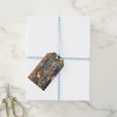 Bevroren Pompoenveld Cadeaulabel (Met Touw)