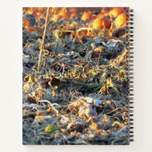 Bevroren pompoenveldje notitieboek (Achterkant)