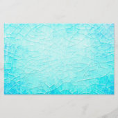 Bevroren Pond Turquoise Briefpapier (Voorkant)