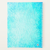 Bevroren Pond Turquoise Planner (Achterkant)