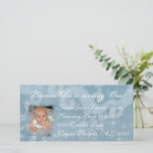 Bevroren Prinses Elsa Uitnodiging (Staand voorkant)